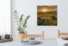 MuchoWow® - Leinwandbilder - Sonne - Kuh - Gras, Wandbild, Produktbild-Vorschau 6