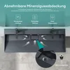 Mai & Mai Waschbecken Aufsatzwaschbecken matt Anthrazit Produktbild-Vorschau 3