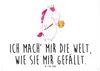 Mr. & Mrs. Panda Magnetschild Einhorn Künstler DIN A4 - Produktbild-Vorschau 1
