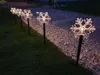 LED-Leuchtstäbe Schneeflocke 5er-Set warmweiß, IP44, Produktbild-Vorschau 5