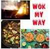 Wok Pfanne 30 cm Ø runder Boden 2 Griffe für Gasherd & Produktbild-Vorschau 7