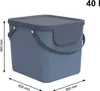 Rotho 3tlg.Wäschesortiersystem Set 40 L Albula aus Produktbild-Vorschau 3