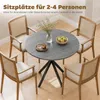 Ronde keukentafel, 80 cm, compact tafelblad, spaanplaat, Productafbeelding-voorbeeld 6