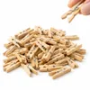 100x Miniklammern 25 mm groß - Mini Holzklammer Basteln Produktbild-Vorschau 1