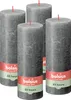 Bolsius 4er Set Kerzen, 19cm, anthrazit Produktbild-Vorschau 1