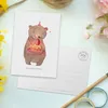 Mr. & Mrs. Panda Postkarte Bär Torte 50. Geburtstag - Weiß Produktbild-Vorschau 3