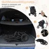 COSTWAY Hundewagen klappbar, Hundebuggy bis 25 kg, Produktbild-Vorschau 6