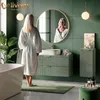 Badschrank Livinity Temo Grau/Anthrazit 38 x 190 cm mit Produktbild-Vorschau 4