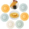 6 Stück Universal Abflussstopfen Waschbeckenstöpsel Mit Produktbild-Vorschau 1