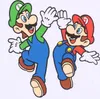 Kurzarm-T-Shirt für Kinder Super Mario Mario and Luigi Weiß Produktbild-Vorschau 5
