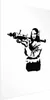 Posterpapier Poster - Banksy Mona Lisa with Rocket Launcher Produktbild-Vorschau 1