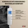 Grafner Heizdecke aus Plüsch 180 x 130 cm grau | Produktbild-Vorschau 6