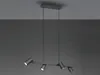 TRIO Trio Marley -riippuvalaisin 80 cm, 4-osainen, GU10, Anteprima dell’immagine prodotto 9