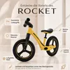 Adamex Leichtes Laufrad ab 3 Jahre ROCKET Gelb – 12 Zoll Produktbild-Vorschau 4