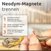 ECENCE Magneti al neodimio 60 pz - Super magneti rotondi - Anteprima dell’immagine prodotto 5