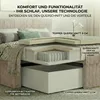 Boxspringbett RALF  200 x 200 cm mit Bettkasten, Topper und Produktbild-Vorschau 9