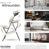 tectake® Massagestuhl klappbar 80 x 50 x 105 cm Produktbild-Vorschau 6