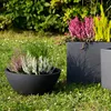 PFLANZWERK® Pflanzschale Pflanzkübel BOWL Ø 28cm ANTHRAZIT Produktbild-Vorschau 7
