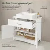 EUGAD Waschbeckenunterschrank, Badezimmerschrank mit Produktbild-Vorschau 4