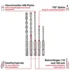 Einhell 5-tlg. SDS Plus Hammerbohrer-Set, 4-Cut, 110/160 Produktbild-Vorschau 2