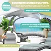 KESSER® Schwebeliege mit Sonnenschirm, Hängeliege , Produktbild-Vorschau 3