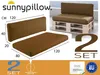 sunnypillow Palettenkissen für Palettenmöbel - 2er Set - Produktbild-Vorschau 2