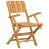 Gartenstühle 4 Stk. Klappbar 55x61x90 cm Massivholz Teak Produktbild-Vorschau 3