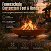 MOODZ Feuerschale Feet & Handle Ø 80 cm Produktbild-Vorschau 2