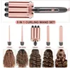 5-in-1 Lockenstab Set mit LED Display, austauschbare Produktbild-Vorschau 4