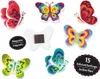 LENA Gipsgießen Glitter Schmetterlinge Glitzer Magnete Produktbild-Vorschau 9