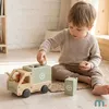 Camion poubelle en bois Mamabrum pour enfants, camion de Voir les images du produit 7