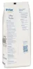 A close-up of the back of a white packaging bag for a dehumidifier product. The bag has text and a barcode printed on it. Produktbild-Vorschau