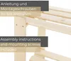 STOLMAK Holzregal Eckregal 83x170x38 cm Kiefernholz Produktbild-Vorschau 3