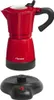 Caffettiera elettrica italiana 6 tazze 480w rossa Bestron Anteprima dell’immagine prodotto 2