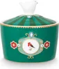 Pip Studio Zuckerdose Love Birds Emerald-Green (300ml) Produktbild-Vorschau 1