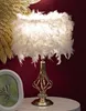 Tischlampe Tavolo 25 x 54 x 25 cm Metall Gold Weiß_Natur24 Produktbild-Vorschau