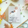 Mr. & Mrs. Panda Beileidskarte Liebevoller Foxhound - Grau Produktbild-Vorschau 3