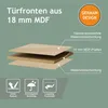 Waschbecken mit Unterschrank 40 cm Sonoma Eiche – JINDOLI Produktbild-Vorschau 6