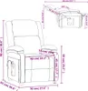 vidaXL Recliner elettrico in velluto rosa Anteprima dell’immagine prodotto 8