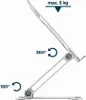 gembird Foldable notebook riser stand silver Produktbild-Vorschau 12