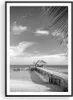Gerahmtes Poster - Schwarzer Rahmen - Himmlisch Strand Produktbild-Vorschau 1