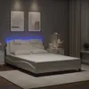 Bettgestell "Viana" mit LED ohne Matratze Weiß 140x190 cm Produktbild-Vorschau 5