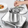 Edelstahl-Kochtopf 2L mit Glasdeckel, Induktion, Ausgießer Voir les images du produit