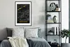 MuchoWow® Gerahmtes Poster Stadtplan - Karte - Bergkamen - Produktbild-Vorschau 2