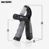 A hand grip strengthener with dimensions indicated by lines and text. Produktbild-Vorschau