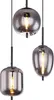 Globo Lighting Hängeleuchte Metall schwarz, 3x E14 Produktbild-Vorschau 3