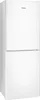 A front-facing studio shot of a white refrigerator with a freezer compartment. Produktbild-Vorschau