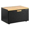 Brotkasten Brotkorb Brotbox Brotbehälter Brotdose schwarz Produktbild-Vorschau 2