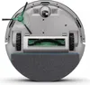 The underside of a robotic vacuum cleaner. Voir les images du produit