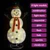 vidaXL LED pupazzo di neve Natale figura tessuto 180 cm Anteprima dell’immagine prodotto 8